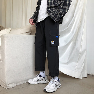 Pantalones Harem Casuales Holgados de Pierna Recta para Hombre - Image 7