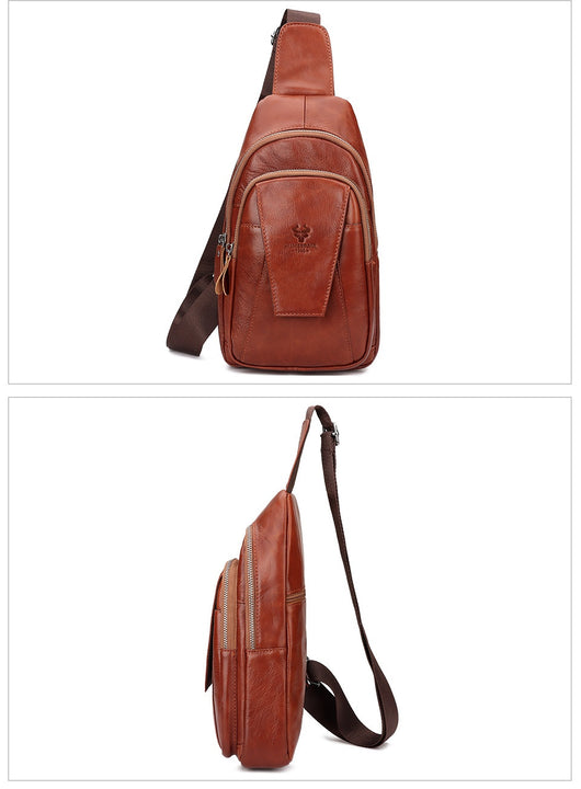 Bolso de Hombro en Cuero Vacuno Completo para Trabajo y Viajes - Image 9