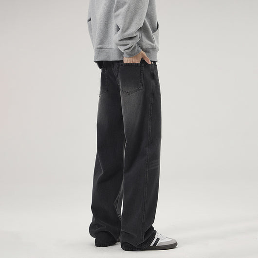 Jeans Vintage Holgados con Micro Acampanada para Hombre - Image 3