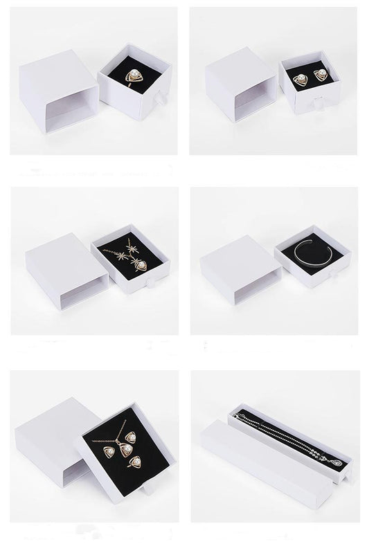 Caja Joyero de Lujo Negro con Cajón Deslizable Tamaño Pequeño - Image 5