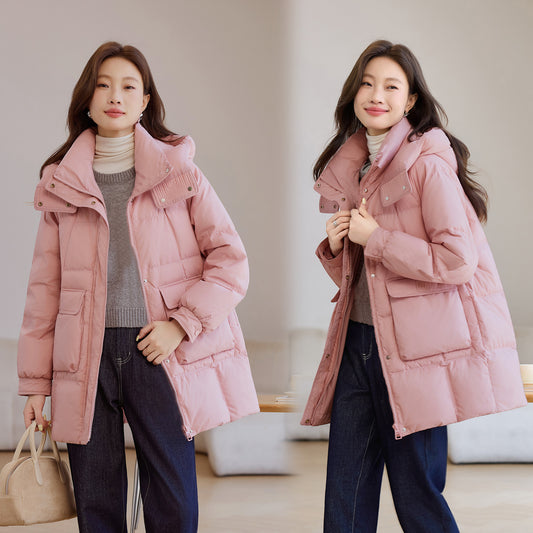Chaqueta Acolchada Casual Holgada - Protección Térmica Elegante