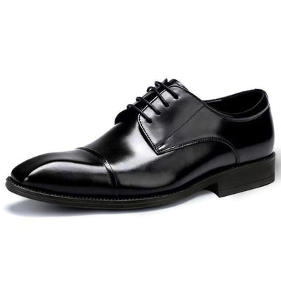Zapatos de Cuero Casual con Punta Cuadrada 3D - Image 9