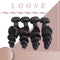 Extensiones de Cabello Tejido Negro para Mujer
