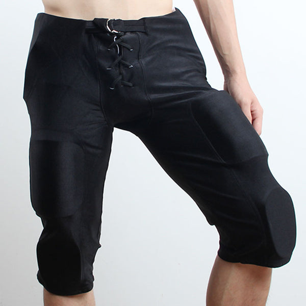 Pantalones de Compresión con Protección Anti-Golpes para Rugby y Hockey