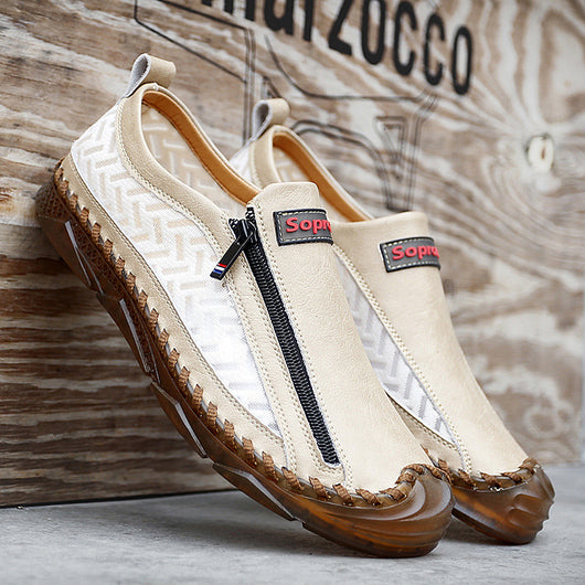 Zapatos Casuales de Cuero para Hombre - Estilo Simple y Versátil - Image 5