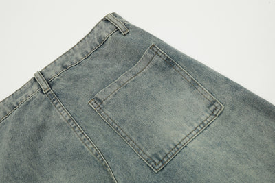 Jeans Casuales Hombre con Múltiples Bolsillos - Estilo Street Lavado Pesado - Image 13