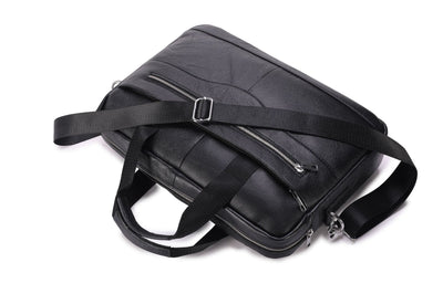 Bolso de Cuero Vacuno Vintage Primera Capa para Hombre - Image 12