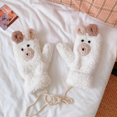 Guantes Escolares Chacha Bear con Cordón de Seguridad - Image 15
