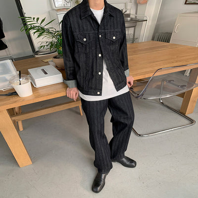 Chaqueta Denim de Trabajo Versátil para Hombre - Image 5
