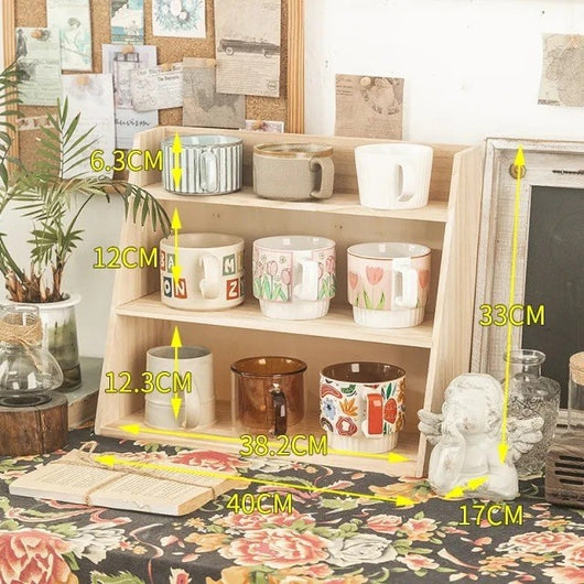 Organizador de Tazas de Madera Reforzada Multicapa - Image 30