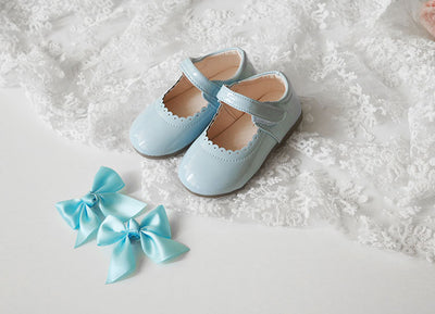 Zapatos de Tacón Bajo para Niñas con Moño - Cuero Elegante Primavera Otoño - Image 10