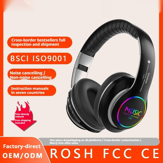 Auriculares Bluetooth Deportivos Inalámbricos con Diseño Metálico para Gaming - Image 3
