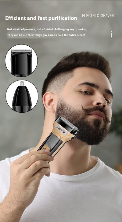 Afeitadora Eléctrica 3 en 1 Recíproca con Cortapelo Integrado - Image 17