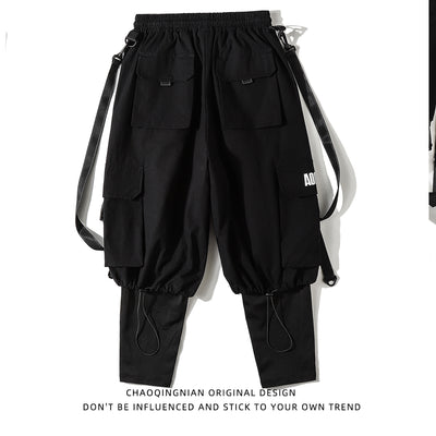 Pantalones Cargo Funcionales Desmontables Tendencia Street Wear - Image 10