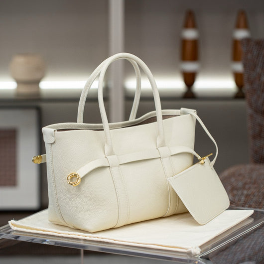 Bolso de Cuero Genuino con Asa Simple para Mujer - Image 9