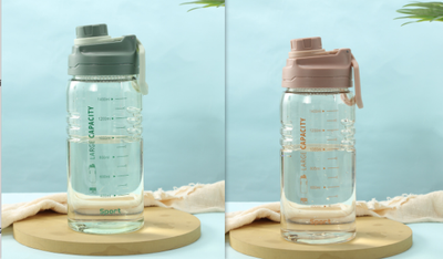 Botella Térmica Deportiva Transparente Resistente al Calor - Vaso Portátil para Viajes - Image 9