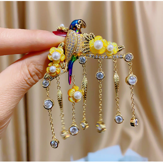 Broche de Lujo con Rama y Borlas - Image 6