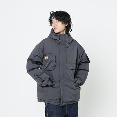 Chaqueta Acolchada con Capucha para Exterior - Plumón de Pato Blanco - Image 8