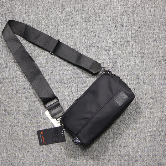 Bolsa Mensajero Casual de Lona Oxford y Nylon - Mochila Cuadrada Japonesa Compacta