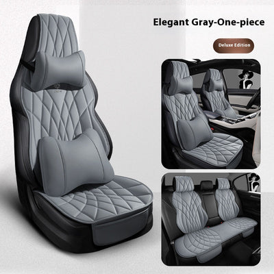 Funda de Asientos de Cuero Premium para Auto - Juego Completo 5 Plazas - Image 43