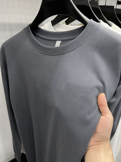 Camiseta Hombre Algodón Premium Cuello Redondo Hombro Descubierto - Image 18