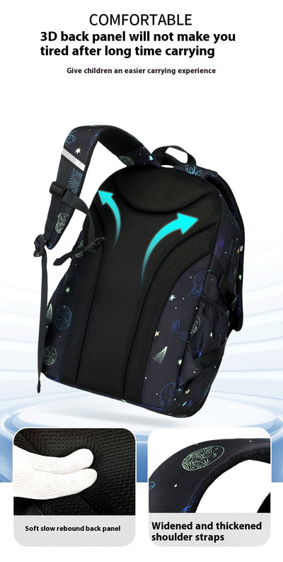 Mochila Escolar Cielo Estrellado - Diseño Moderno para Primaria y Secundaria - Image 14