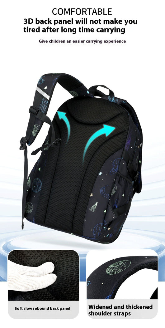 Mochila Escolar Cielo Estrellado - Diseño Moderno para Primaria y Secundaria - Image 14