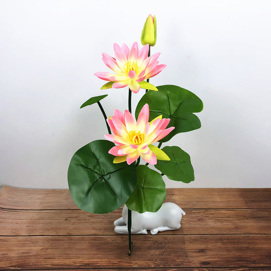 Lirio Acuático Decorativo con Buda para el Hogar - Image 10