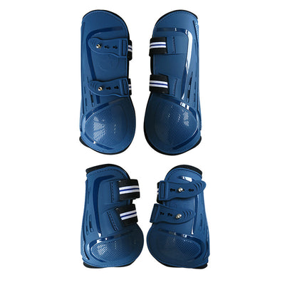 Protector de Caña Ecuestre No 9 con Carcasa Rígida PU y Neopreno Elástico - Image 9
