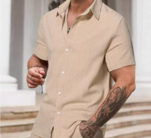Traje Casual para Hombre con Estampado a Rayas - Image 10