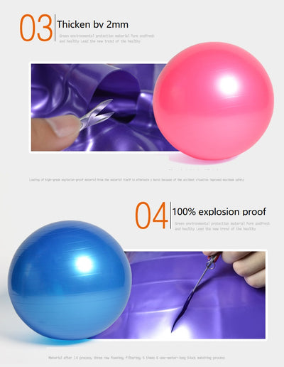 Balón de Yoga Grueso Antiexplosión para Niños y Pilates - Image 13
