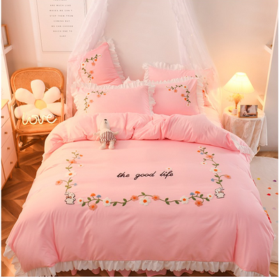Juego de Cama de 3 Piezas para Cama Individual con Edredón de Volantes - Image 13