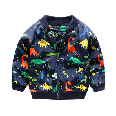 Chaqueta Dinosaurio con Cuello Mao para Niños - Image 9