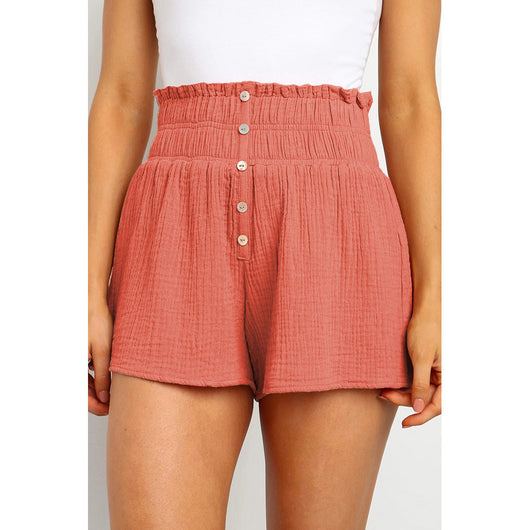 Pantalón Recto de Cintura Alta con Botones Decorativos - Image 11
