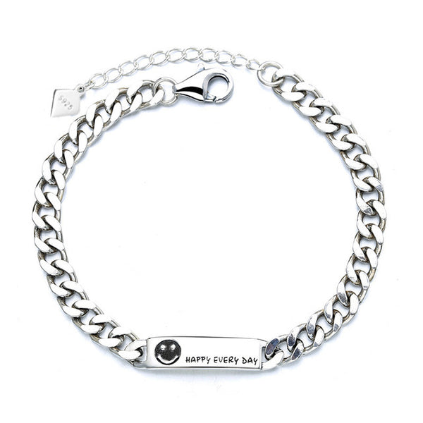 Pulsera Retro de Plata Esterlina S925