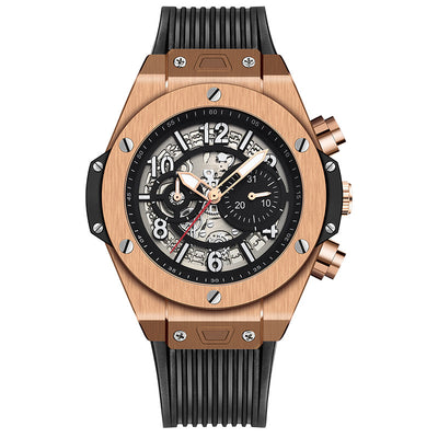 Reloj Mecánico Automático con Diseño Hueco de Silicona - Image 14