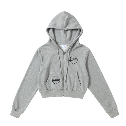 Sudadera Casual con Estrella de Cinco Puntas - Abrigo Corto Versátil - Image 4