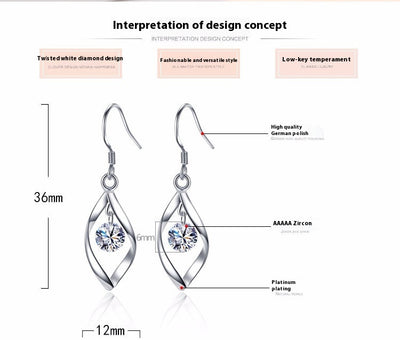 Aretes Largos de Plata 925 para Mujer - Diseño Elegante - Image 9