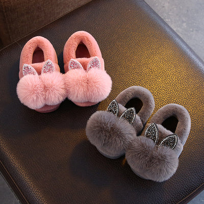 Pantuflas de Lana para Niños - Zapatillas Cálidas Familiares