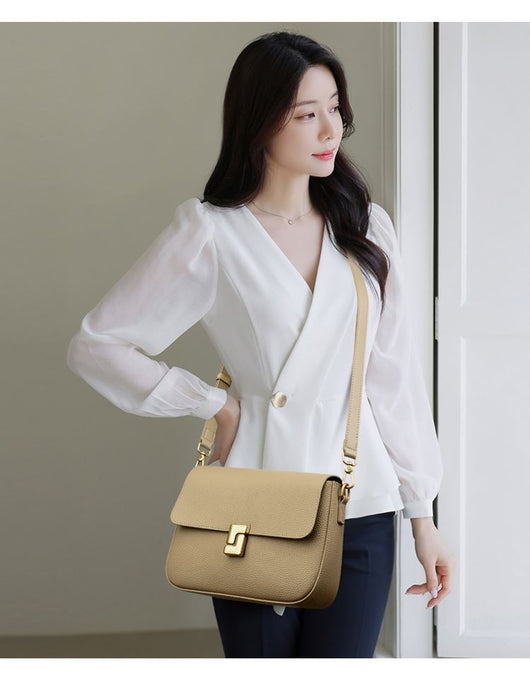 Bolso Mensajero de Cuero Vintage para Mujer - Image 18