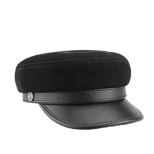 Gorra Retro Vintage de Gamuza y Lana con Visera - Estilo Británico Clásico - Image 5