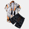 Camisa Havaiana Casual com Estampa Digital 3D - Manga Curta