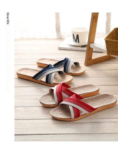 Pantuflas de Lino para Pareja - Cómodas para Casa con Suela Gruesa - Image 14