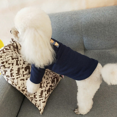 Suéter Elástico a Rayas para Perro - Prenda Base Cómoda - Image 5
