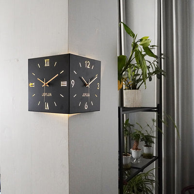 Reloj de Pared Decorativo Doble Cara con Vinilo Adhesivo para Dormitorio - Image 8