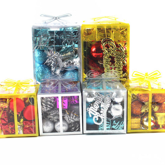 Adorno Navideño Mariposa en Caja de Regalo con Colgante Decorativo - Image 9