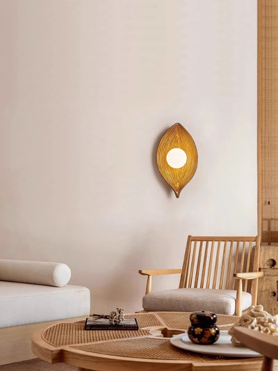 Lámpara de Pared Hoja Nórdica Estilo Japonés Silenciosa - Image 11