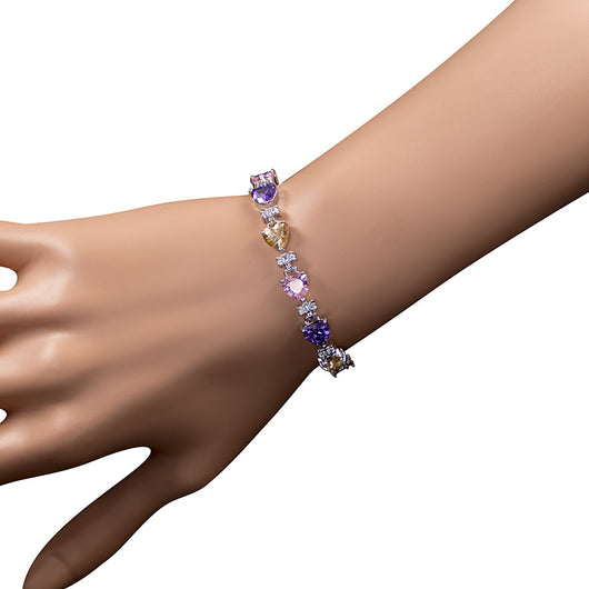 Conjunto de Joyería Trébol de Zirconia para Mujer - Image 4