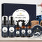 Set Completo de Cuidado de Barba con Bálsamo, Rodillo, Peine y Tijeras de Precisión