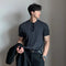 Sudadera Camiseta Hombre Estilo Coreano Manga Corta Ajuste Holgado